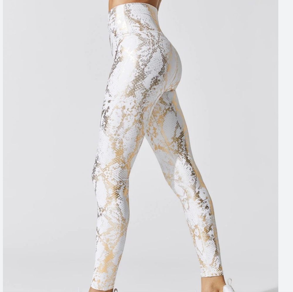 New Carbon38 snake print leggings medium